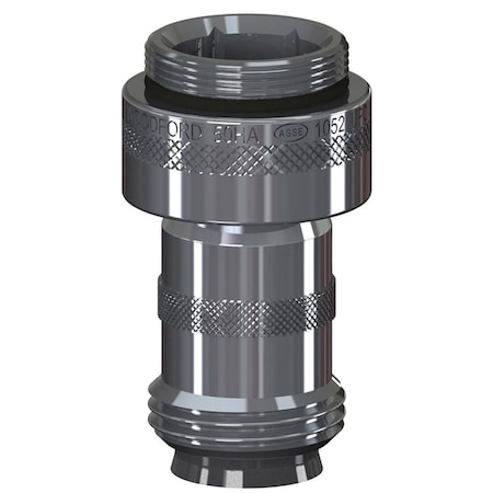 Woodford Mfg 1-1/8 in. - 18 Special Threads x 3/4 in. Hose Threads Chrome Double-Check BP 50HA-CH